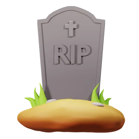 Halloween Grave  3D Icon