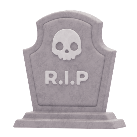 Halloween Grave  3D Icon