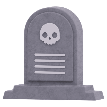 Halloween Grave  3D Icon