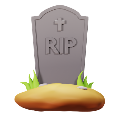 Halloween Grave  3D Icon