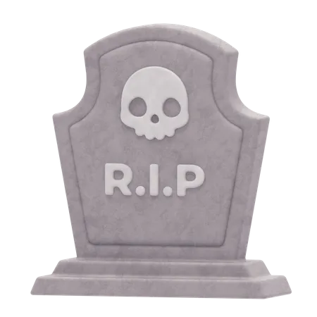 Halloween Grave  3D Icon