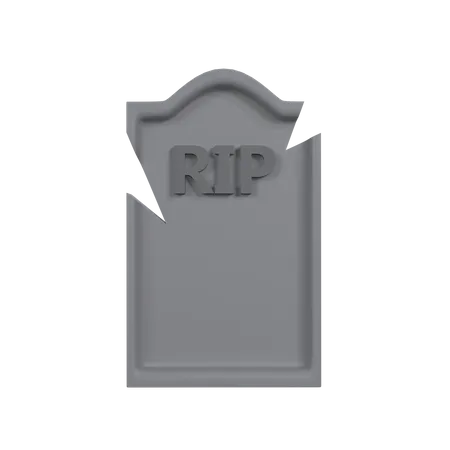 Halloween Gravestone  3D Icon