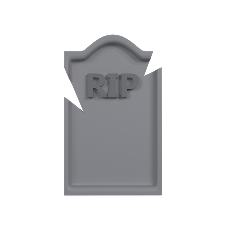 Halloween Gravestone  3D Icon