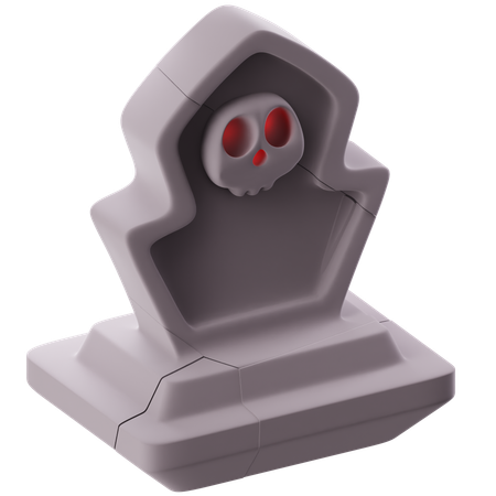 Halloween Graveyard  3D Icon