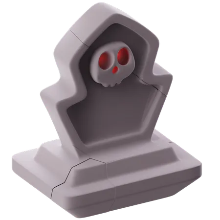 Halloween Graveyard  3D Icon