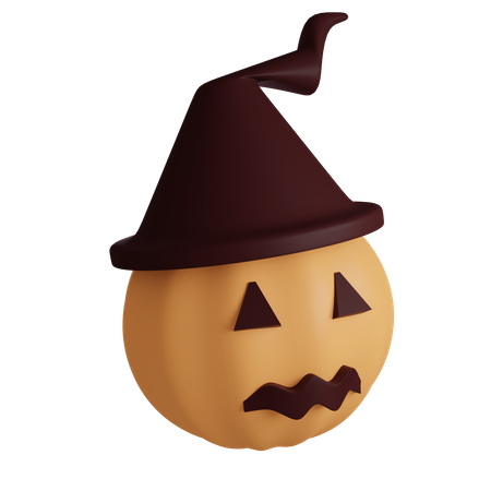 Halloween gruselig Kürbis  3D Icon