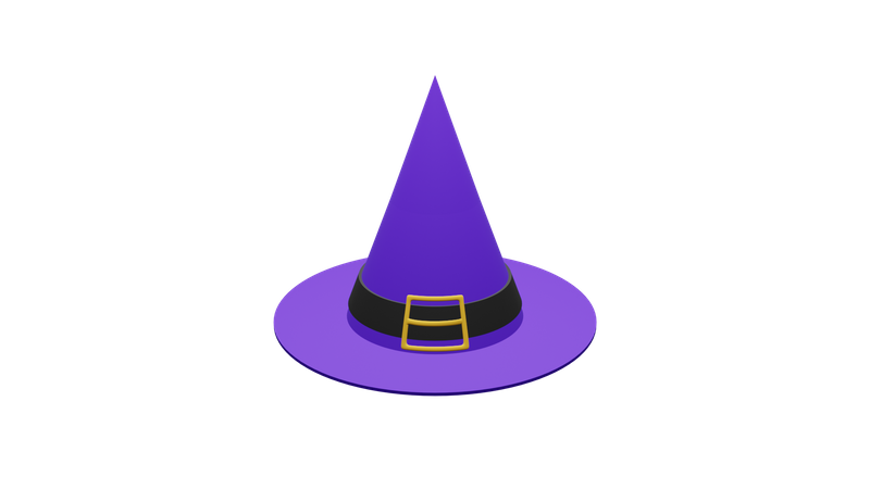 Halloween Hat  3D Icon