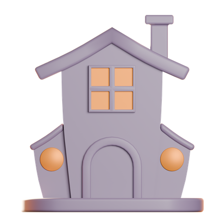 Halloween-Haus  3D Icon
