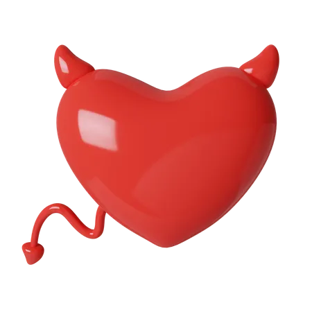 Halloween Heart  3D Icon