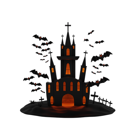 Halloween Home  3D Icon