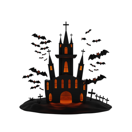 Halloween Home  3D Icon