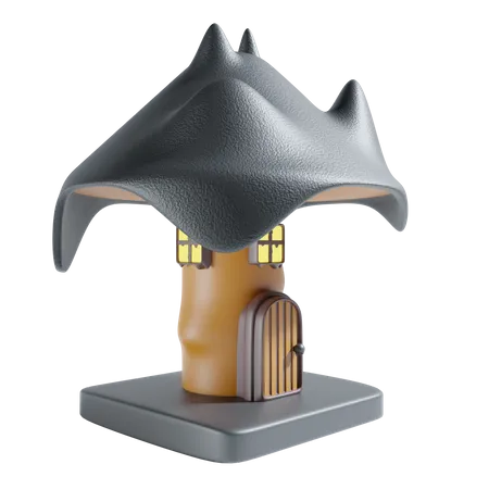 Halloween House  3D Icon