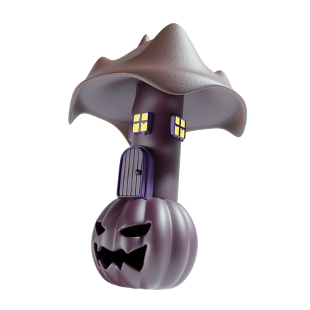 Halloween House  3D Icon