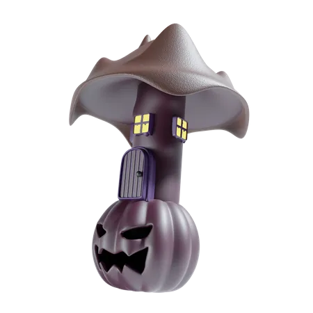 Halloween House  3D Icon