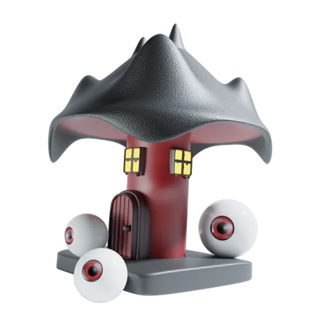 Halloween House  3D Icon