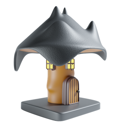 Halloween House  3D Icon