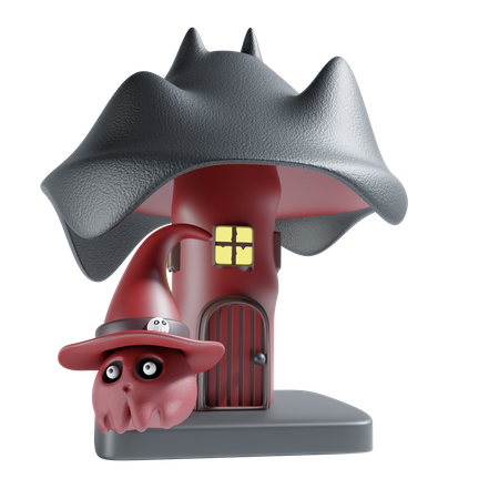 Halloween House  3D Icon