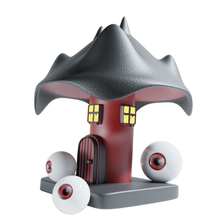 Halloween House  3D Icon