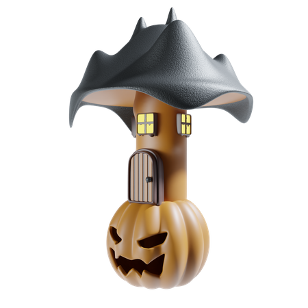 Halloween House  3D Icon