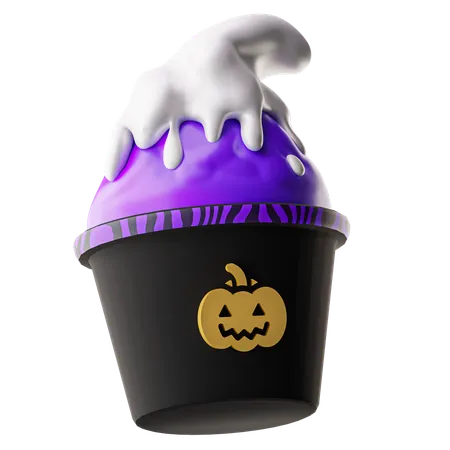 Halloween Ice Cream  3D Icon