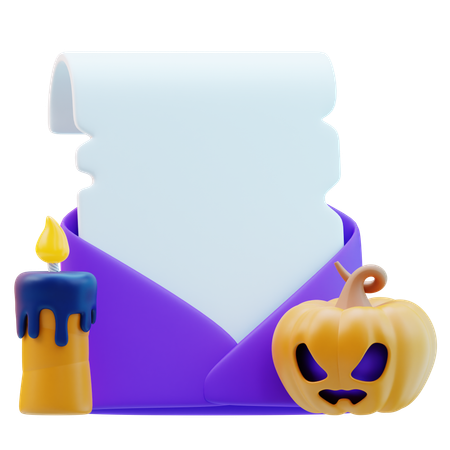 Halloween Invitation  3D Icon