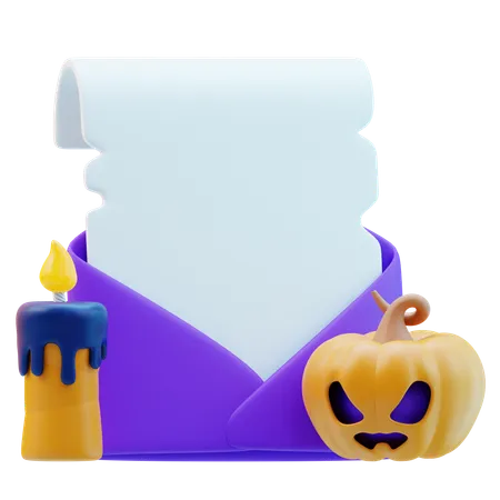 Halloween Invitation  3D Icon