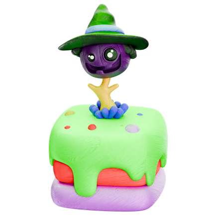 Halloween-Kuchen  3D Icon