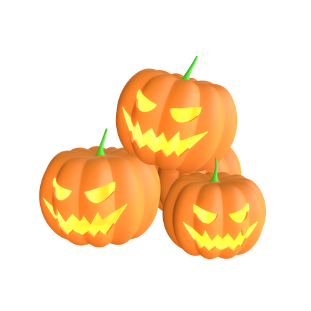 Halloween Kürbis  3D Icon