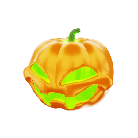 Halloween Kürbis  3D Illustration