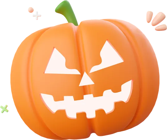 Halloween Kürbis  3D Icon