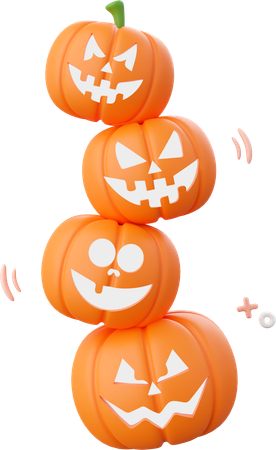 Halloween Kürbis  3D Icon