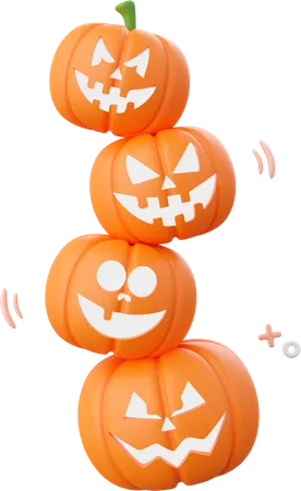 Halloween Kürbis  3D Icon