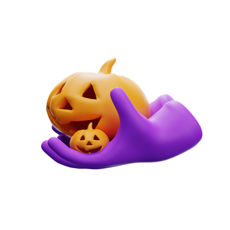 Halloween-Kürbisse  3D Icon