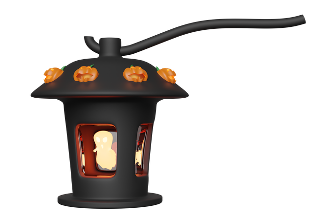 Halloween Lantern  3D Icon