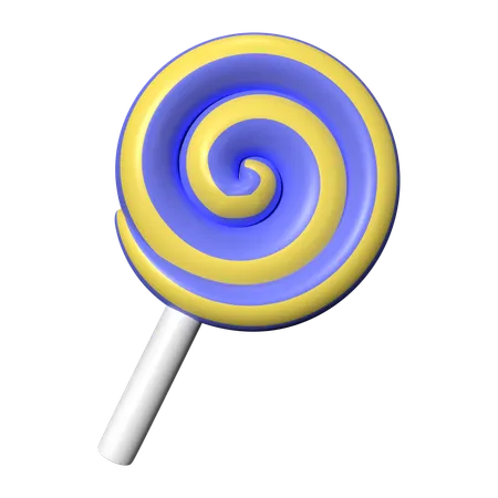 Halloween Lollipop  3D Icon