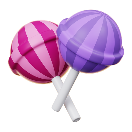 Halloween Lollipop  3D Icon