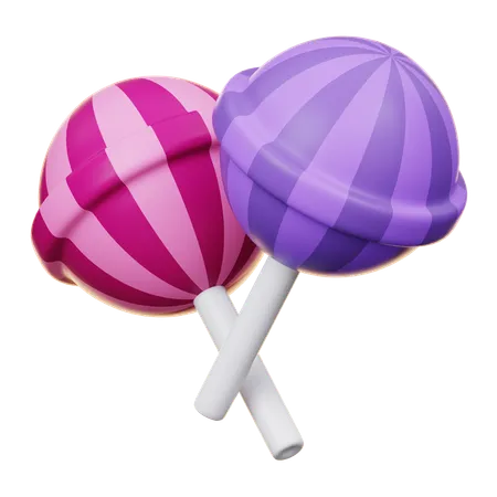 Halloween Lollipop  3D Icon