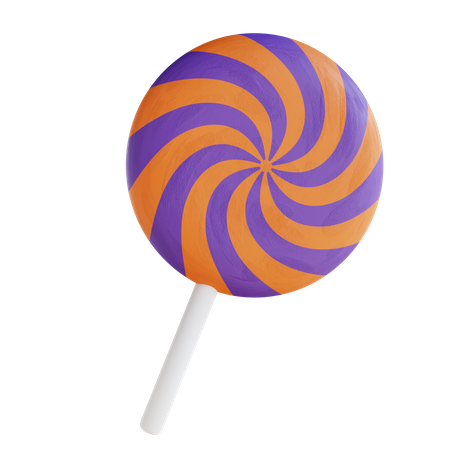 Halloween Lollipop  3D Icon