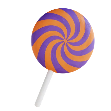 Halloween Lollipop  3D Icon