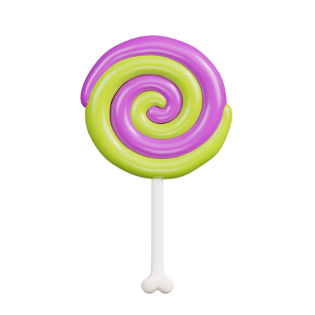 Halloween Lollipop  3D Icon