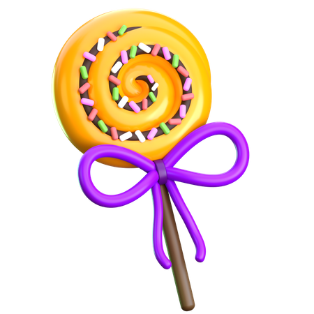 Halloween Lollipop  3D Icon