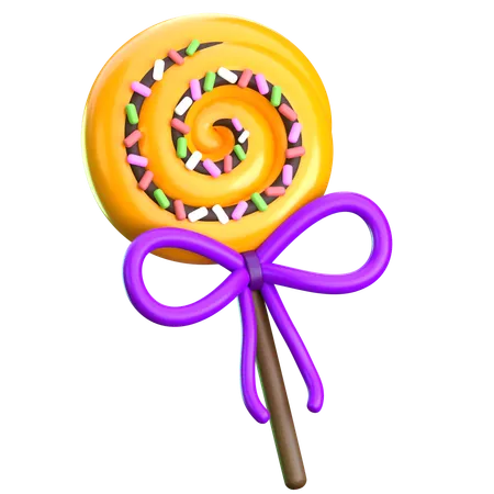 Halloween Lollipop  3D Icon