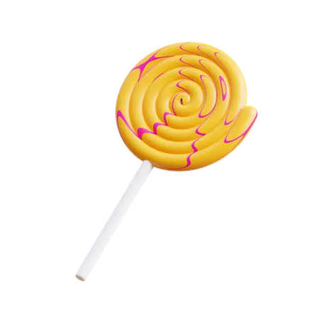 Halloween Lollipop  3D Icon