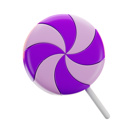 Halloween Lollipop  3D Icon