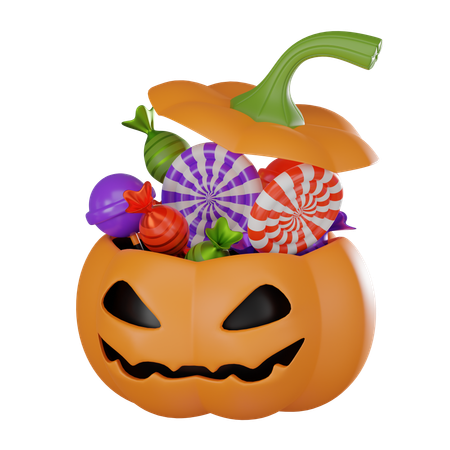 Halloween Lollipop  3D Icon