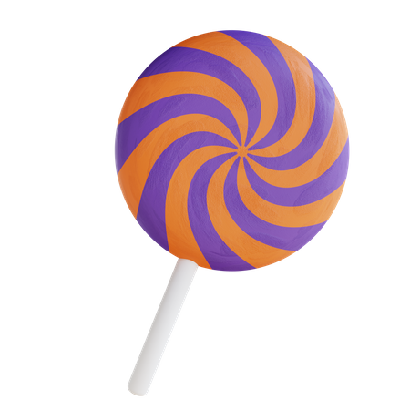 Halloween Lollipop 3D Icon
