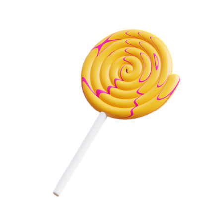 Halloween Lollipop  3D Icon