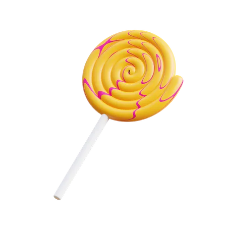 Halloween Lollipop 3 D Icon 3D Icon