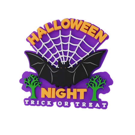 Halloweennacht  3D Illustration