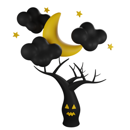 Halloween night  3D Icon